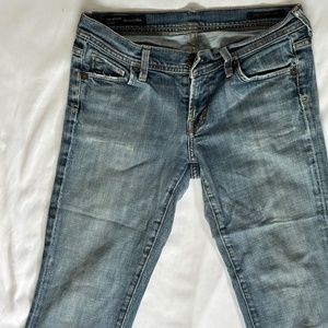 Citizens of Humanity Ingrid #002 Stretch Jeans Pants Low Waist Flare Size 29